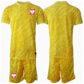 Polen Torwart Heimtrikot EM 2024 Kurzarm (+ kurze hosen)